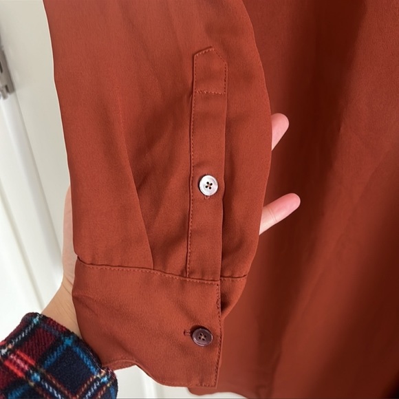 Aritzia Babaton Dafford Dress - Rust (XS) - Picture 6 of 11
